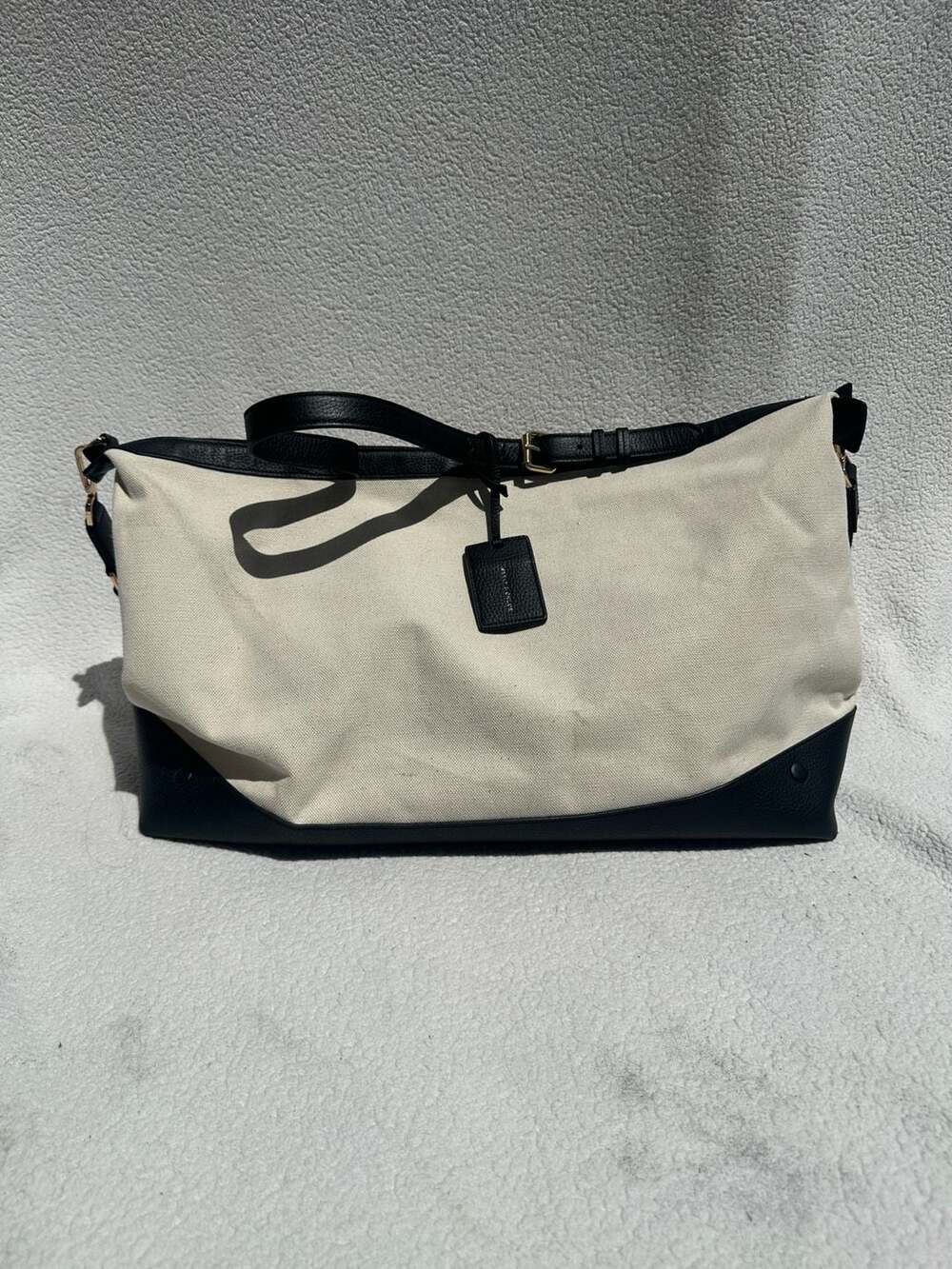 Neely & Chloe The Weekender Canvas and Leather Travel Bag